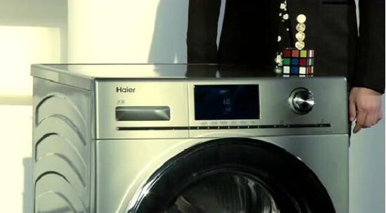海尔洗衣机38秒视频:震撼人心的4个硬币