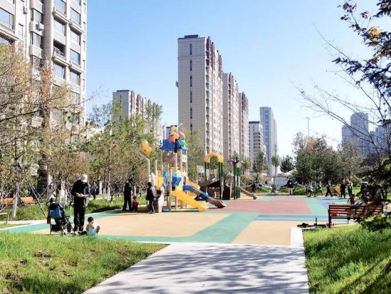 建在居民家门口的口袋公园，为城区生活增添一抹亮色